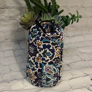 Vera Bradley Blue and Purple Floral Bottle Holder Vera